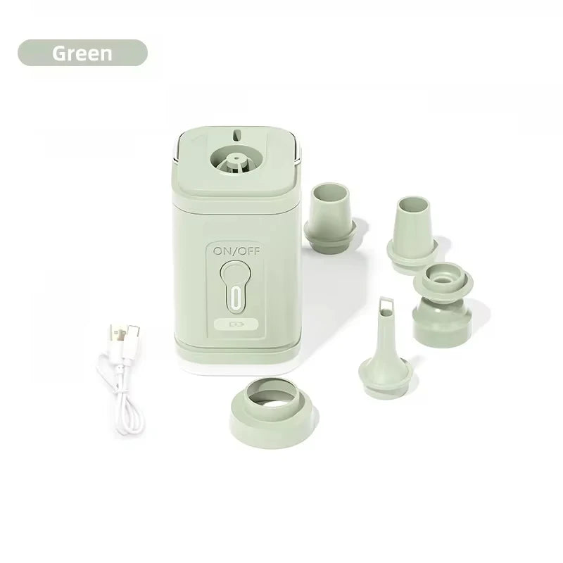 Camping Portable Electric Air Pump Wireless Air Compressor Inflator Deflator Pumps Air Cushions Beds Boat Swimming Ring