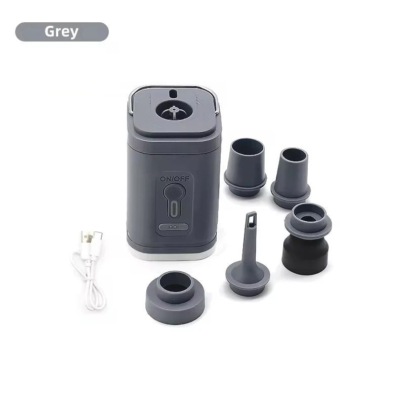 Camping Portable Electric Air Pump Wireless Air Compressor Inflator Deflator Pumps Air Cushions Beds Boat Swimming Ring
