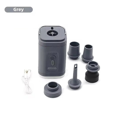 Camping Portable Electric Air Pump Wireless Air Compressor Inflator Deflator Pumps Air Cushions Beds Boat Swimming Ring
