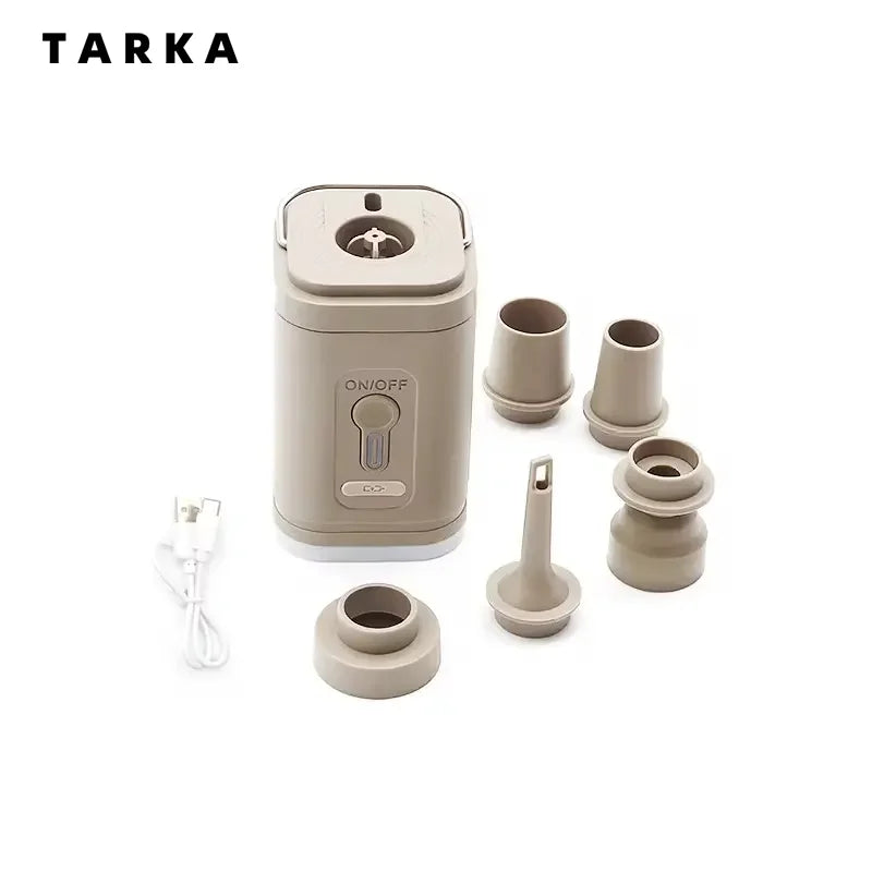 Camping Portable Electric Air Pump Wireless Air Compressor Inflator Deflator Pumps Air Cushions Beds Boat Swimming Ring