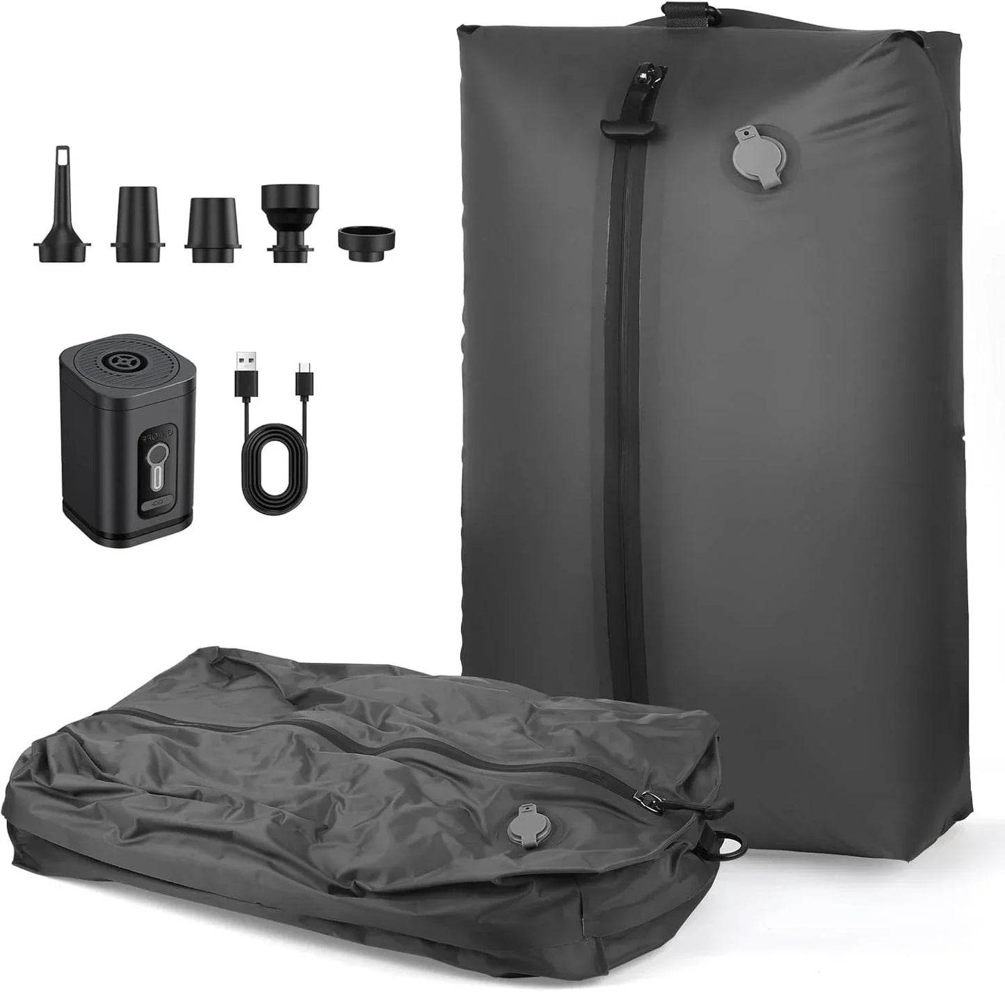 17L Vacuum Compression Bag with Air Pump Reusable Clothing Storage Bag Travel Compression Backpack Luggage Bag