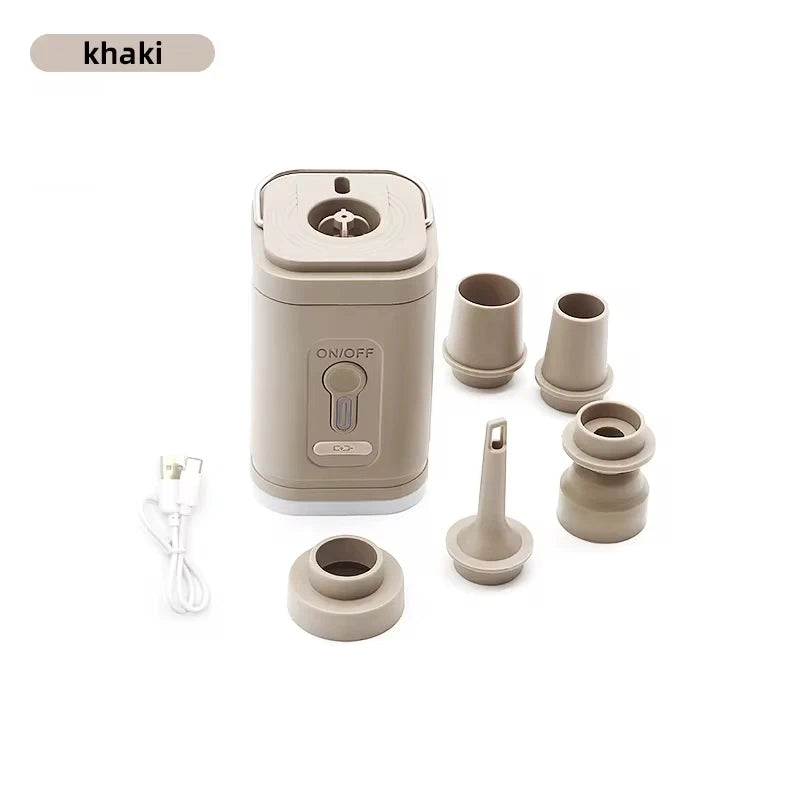Camping Portable Electric Air Pump Wireless Air Compressor Inflator Deflator Pumps Air Cushions Beds Boat Swimming Ring
